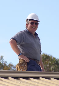 Clint on site